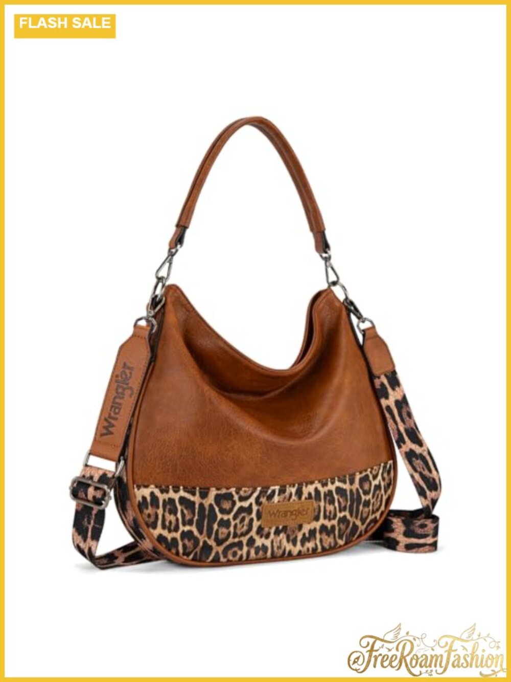 Vegan Leather Hobo Bag Crossbody Purse Detachable Strap